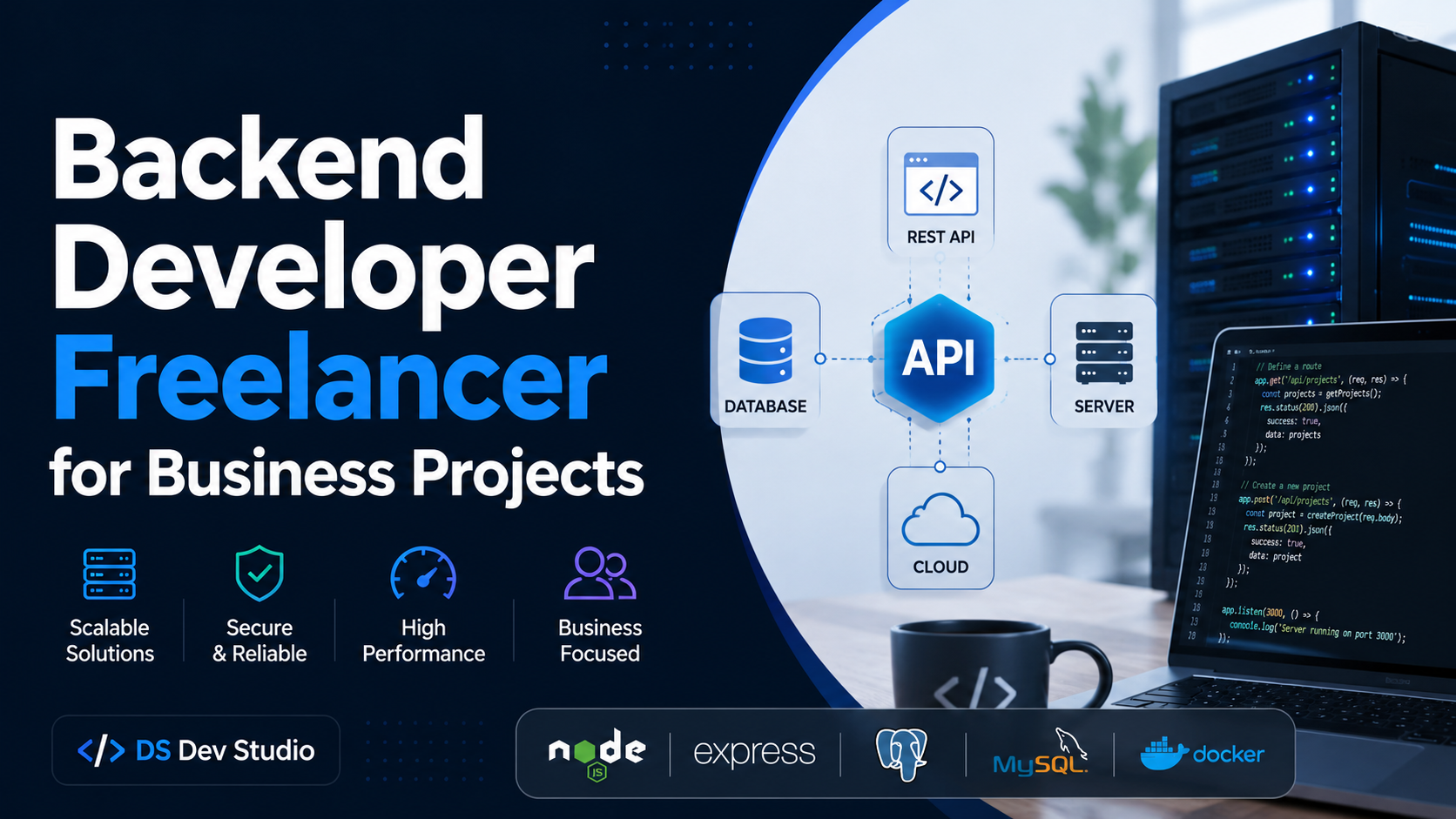 Backend Developer Freelancer working on PHP Laravel CodeIgniter MySQL API integration